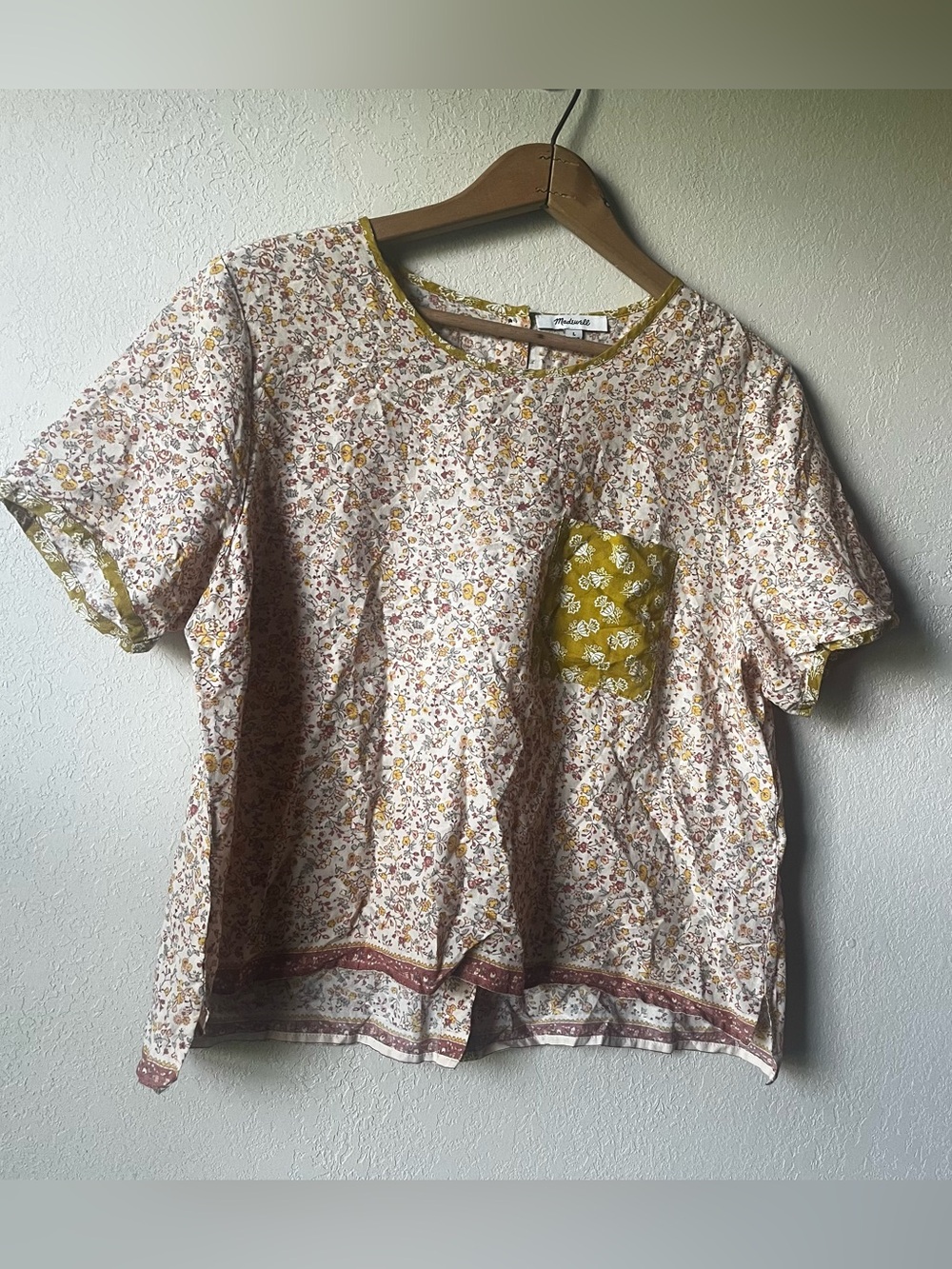 Madewell Mixed Floral Top